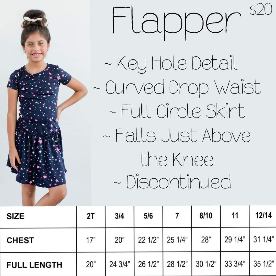 Blue Floral - DDS Flapper