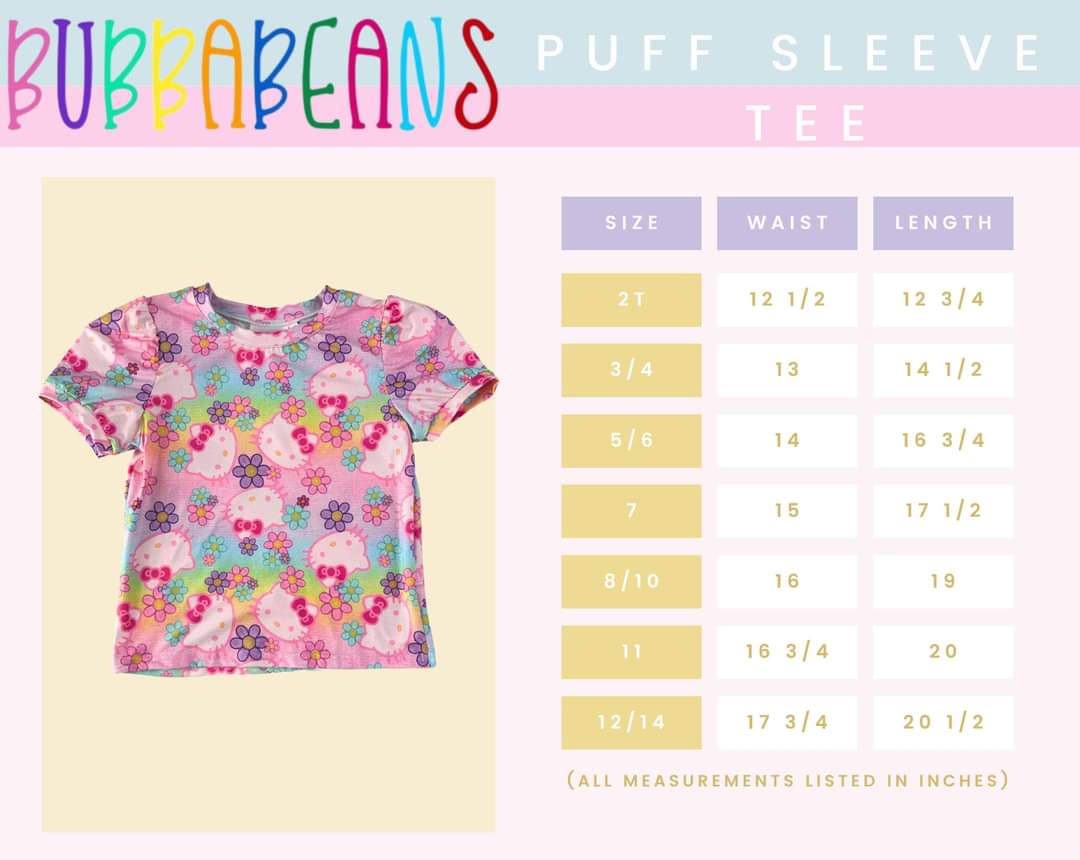 Sugar Plum - BB Puff Sleeve Tee (ETA: Mid-October)