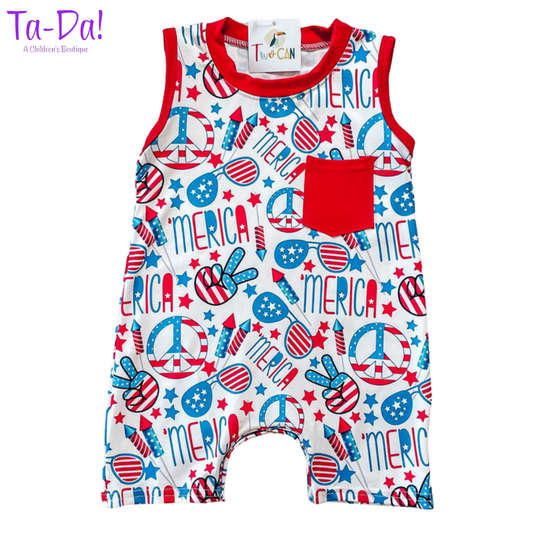 Americana Peace - WDC Infant Romper