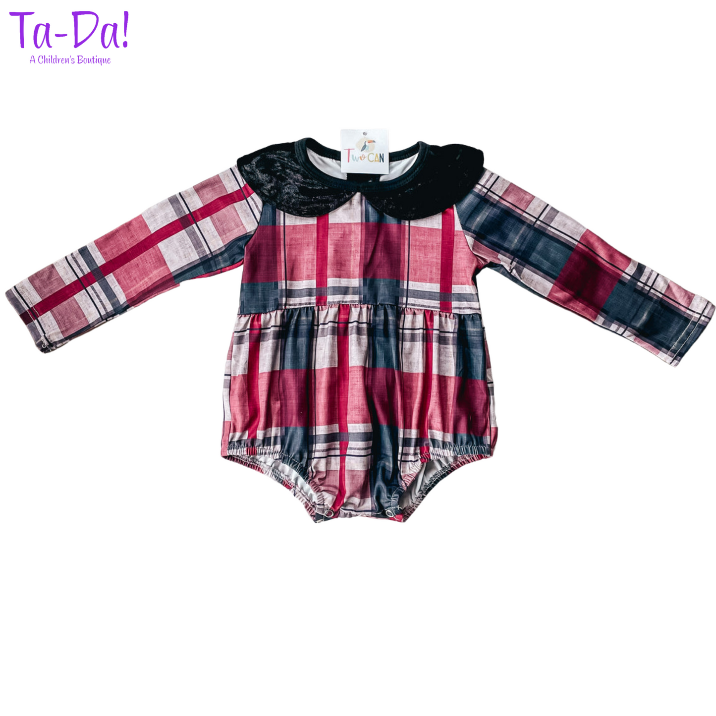 Christmas Plaid - WDC Infant Romper