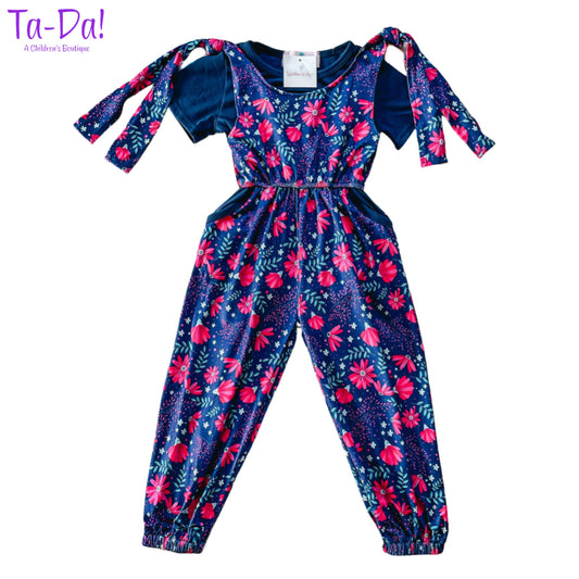 Magenta Floral - WK Overall Set