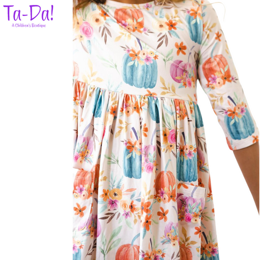 Harvest Blooms - MR Twirl Dress