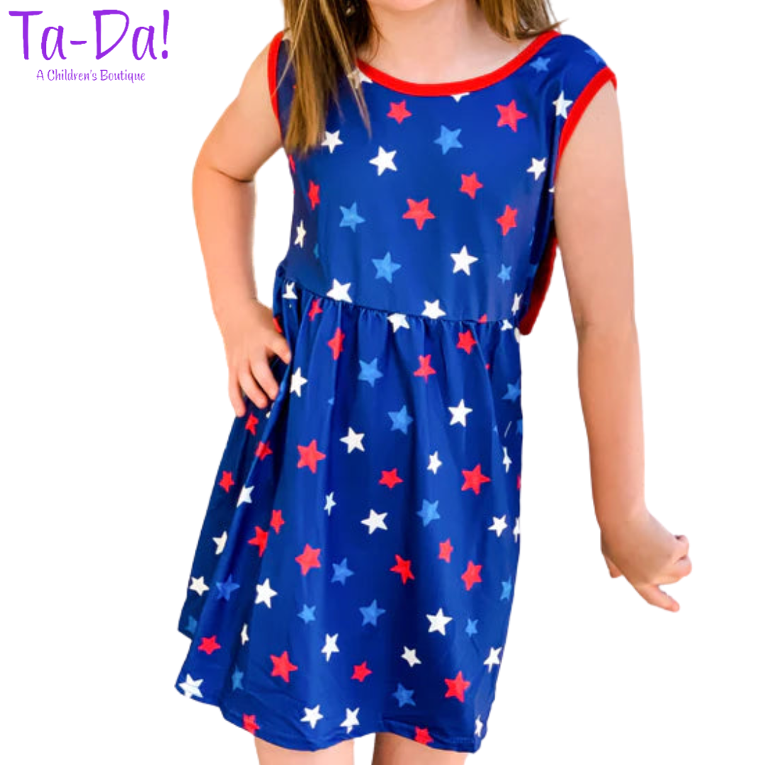 Americana Stars - WDC Bow Back Dress