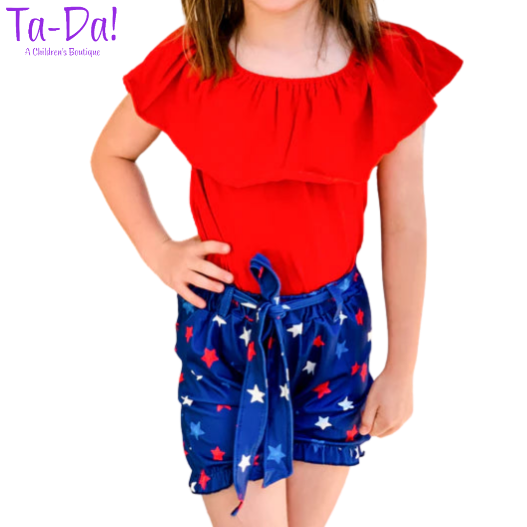 Americana Stars - WDC Girls Shorts Set