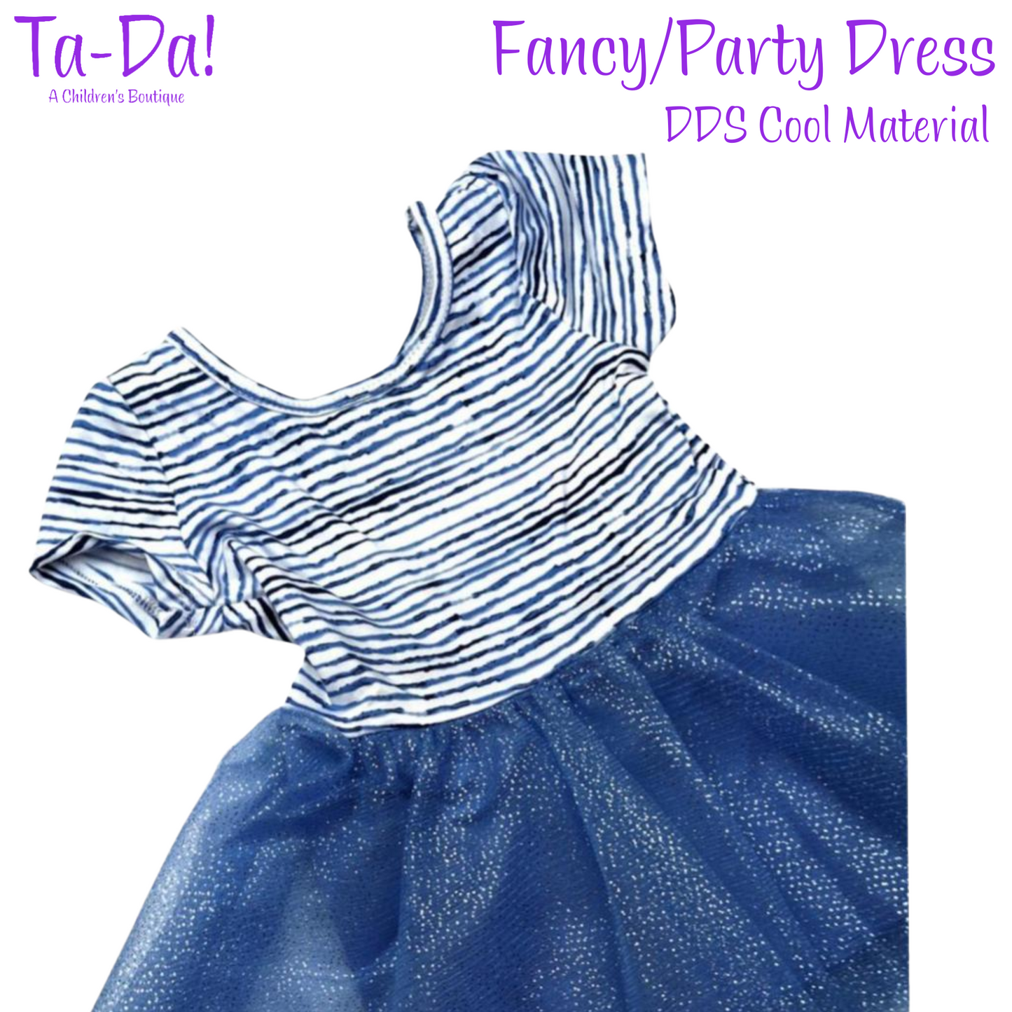 Blue Stripes - DDS Fancy/Party Dress