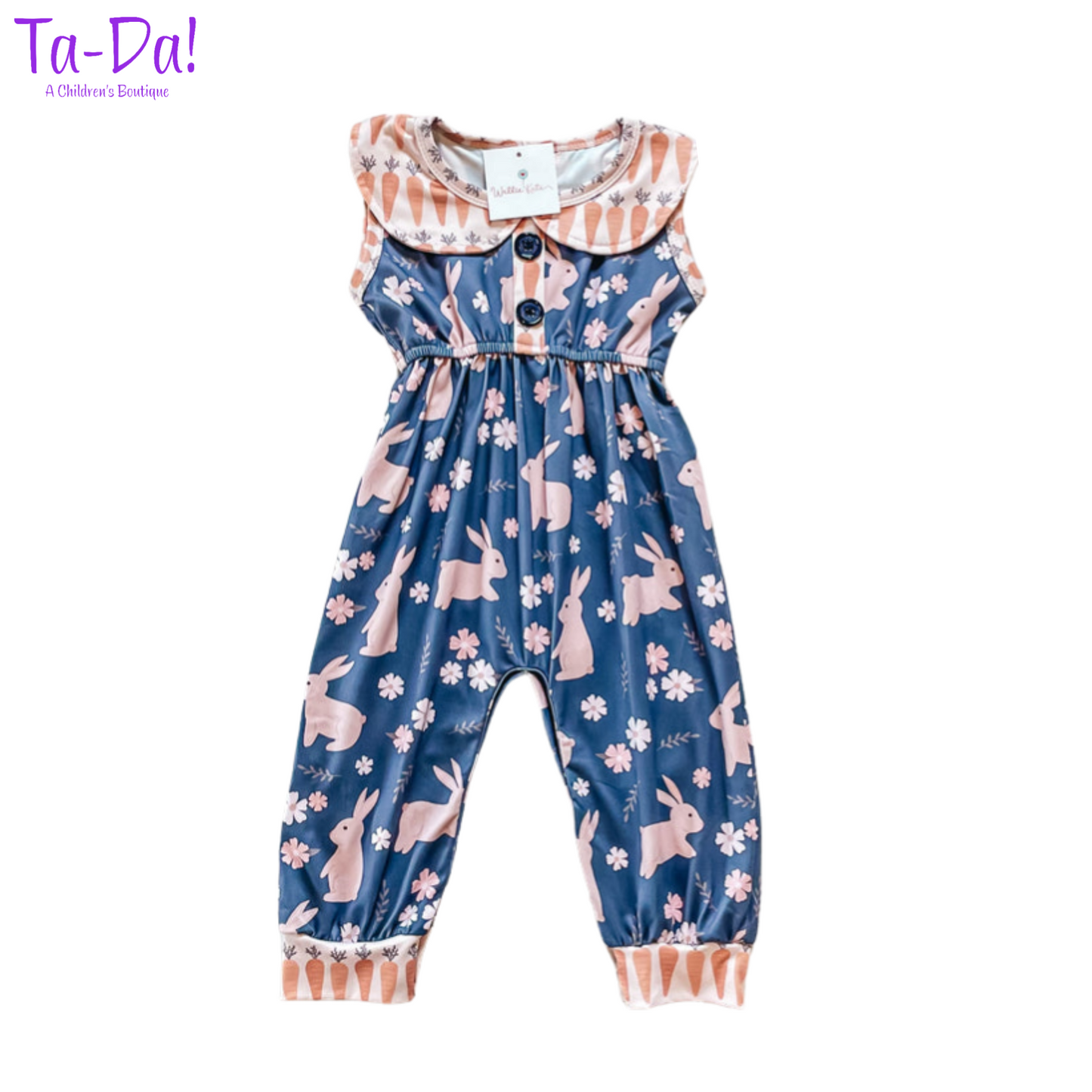 Cottontails & Whiskers - WDC Girl Infant Romper