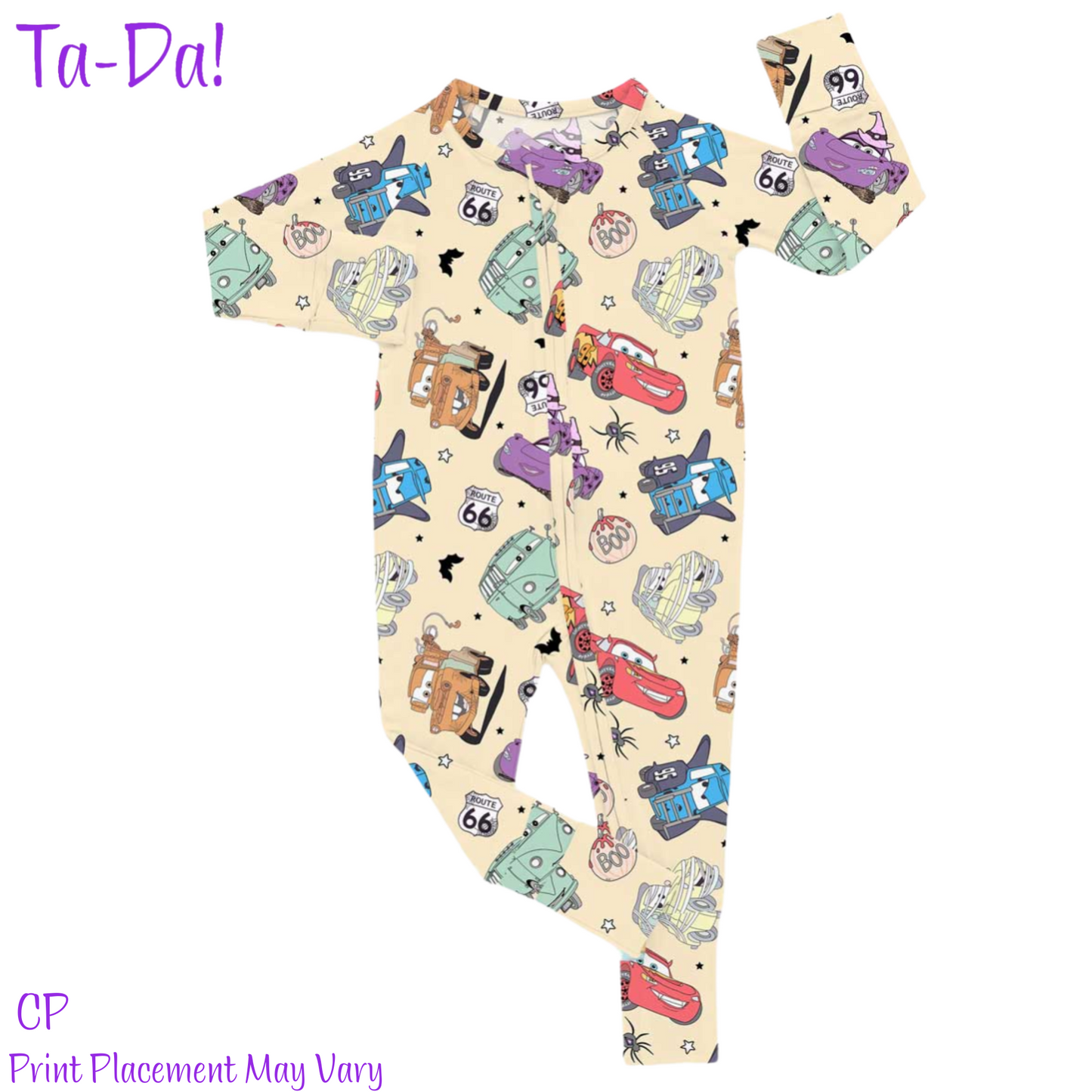 Halloween Springs - CP Bamboo Zippy Romper (ETA: Mid September)