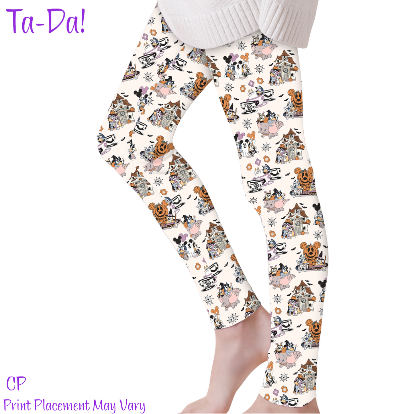 Haunted Pups - CP Kids & Adult Leggings (ETA: Mid September)