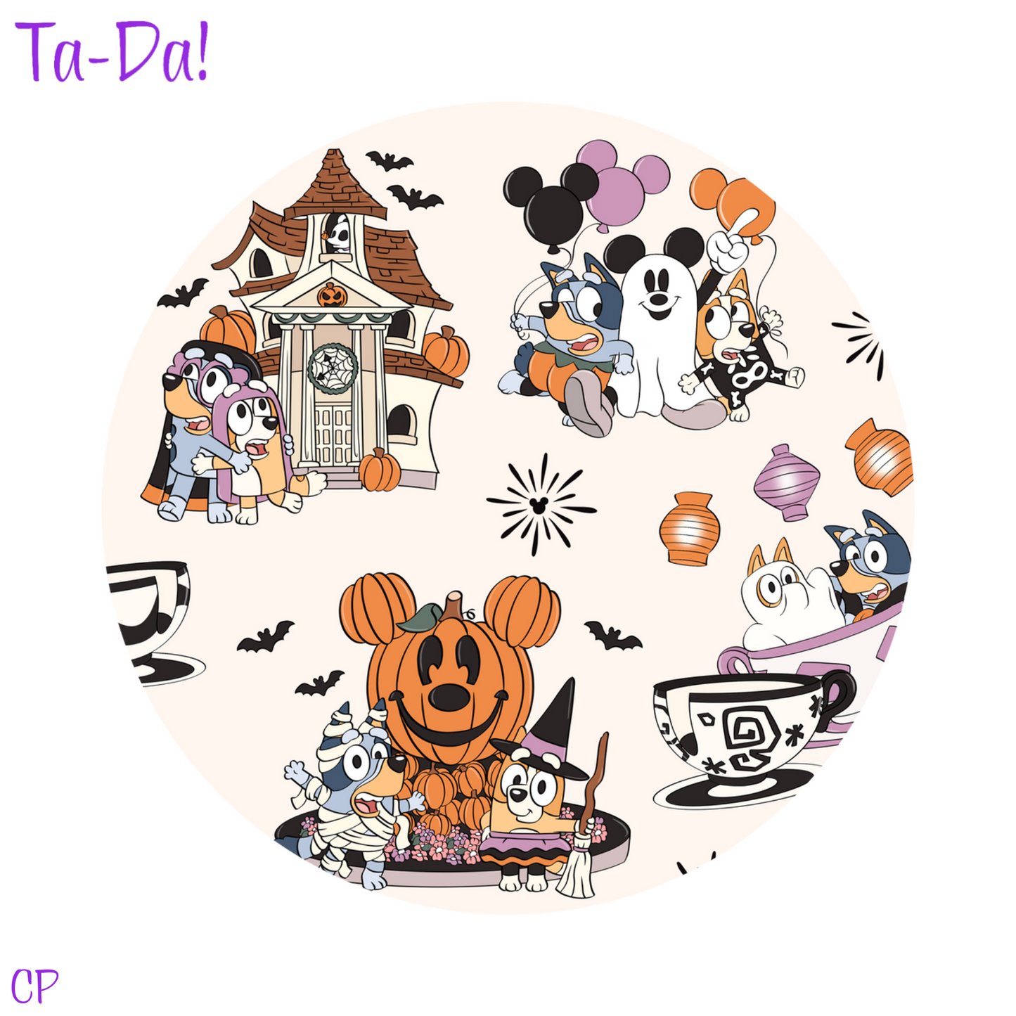 Haunted Pups - CP Kids & Adult Leggings (ETA: Mid September)