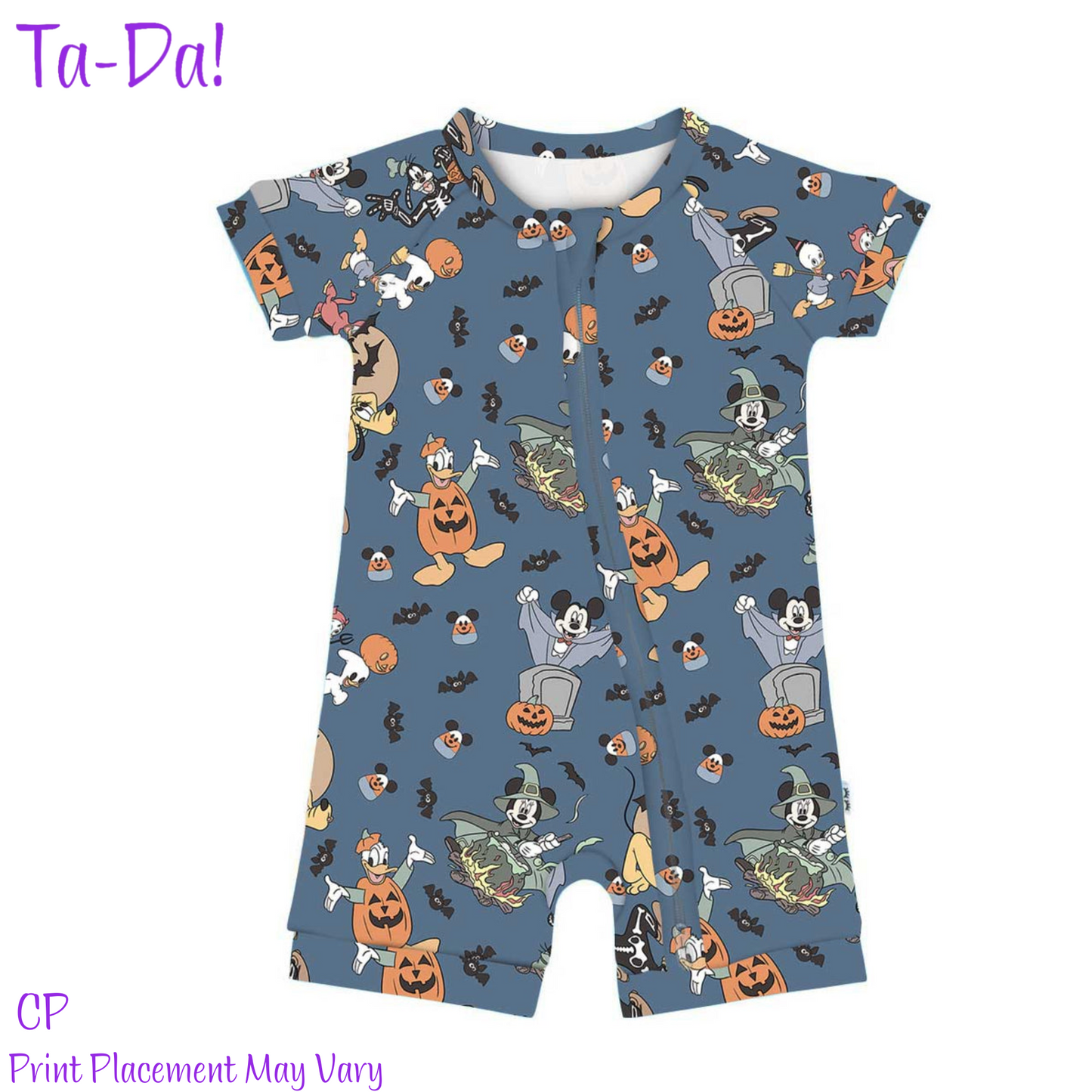 Magical Haunting - CP Bamboo Baby Shorty Romper (ETA: Mid September)