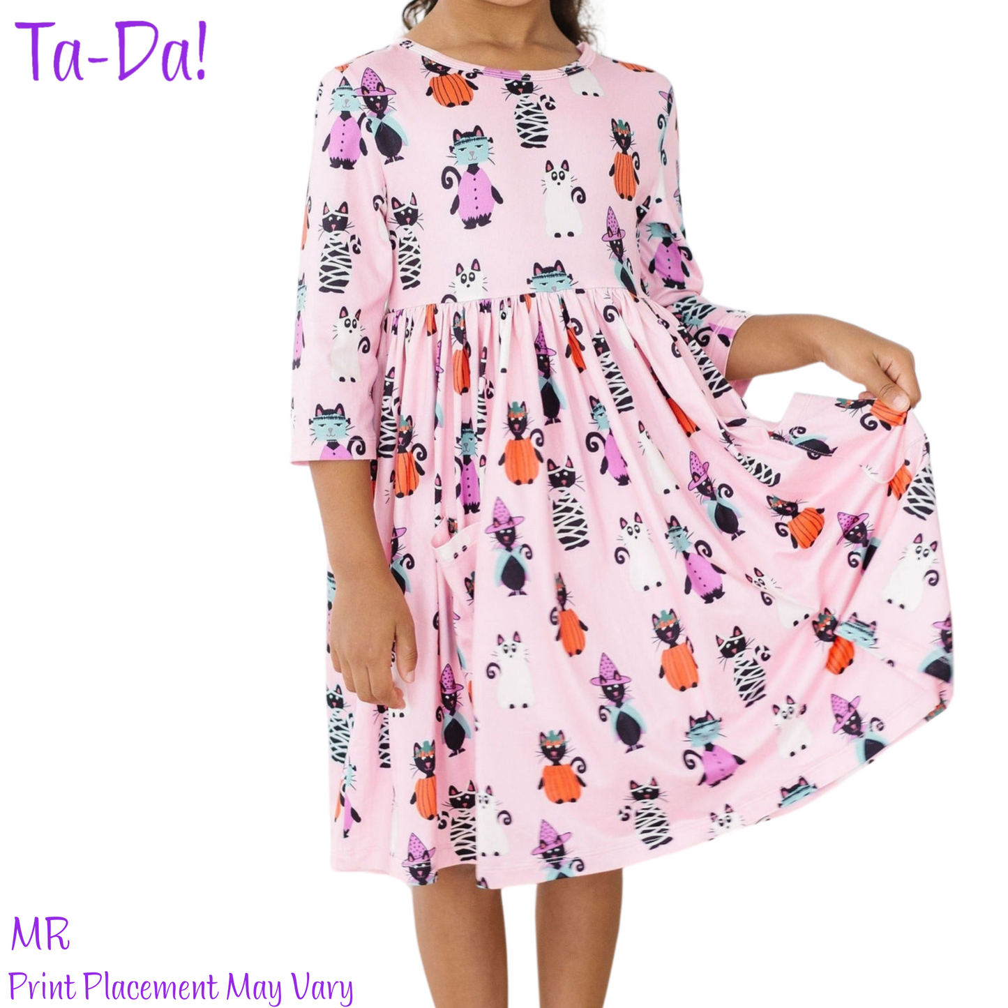 Purr-fectly Spooky - MR Twirl Dress