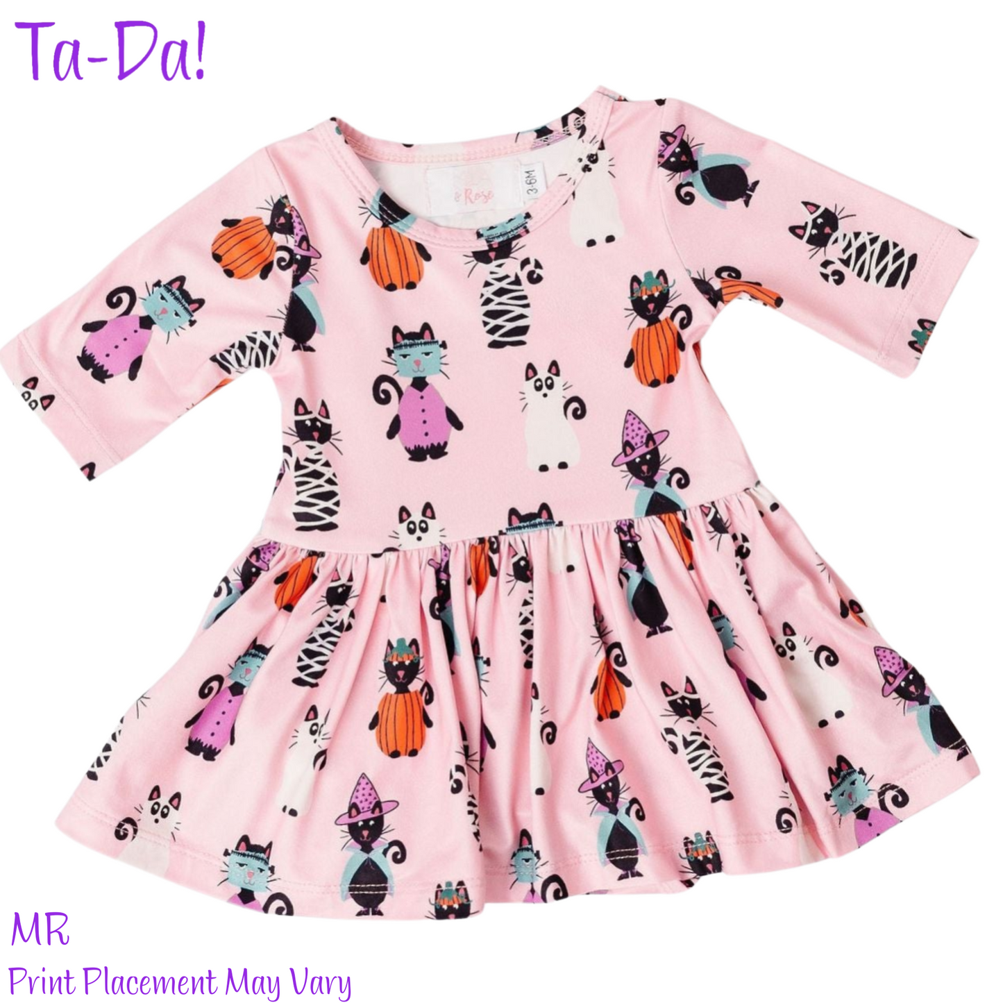 Purr-fectly Spooky - MR Infant Twirl Bodysuit