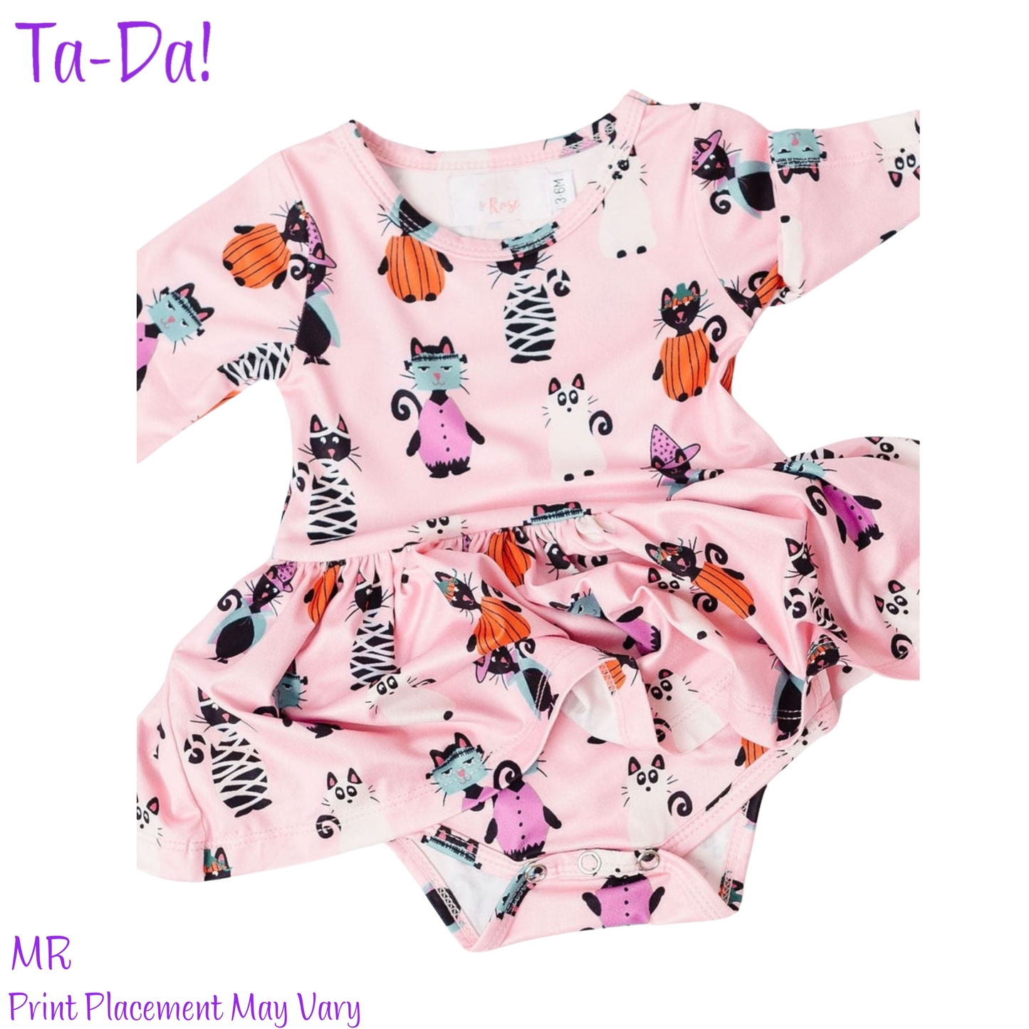 Purr-fectly Spooky - MR Infant Twirl Bodysuit