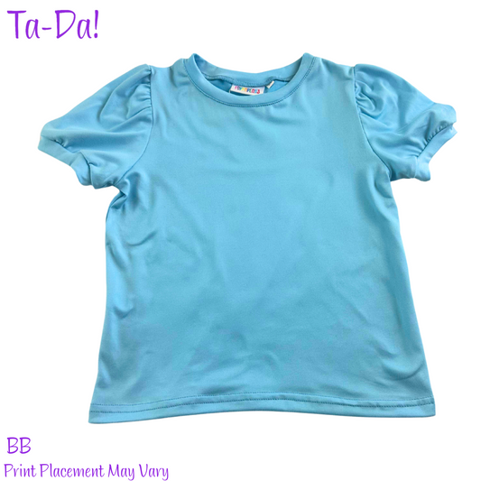 Blue Skies - BB Puff Sleeve Tee