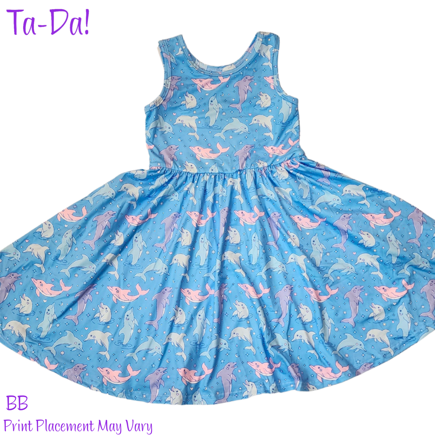 Dancing Dolphins -BB  Twirl Dress