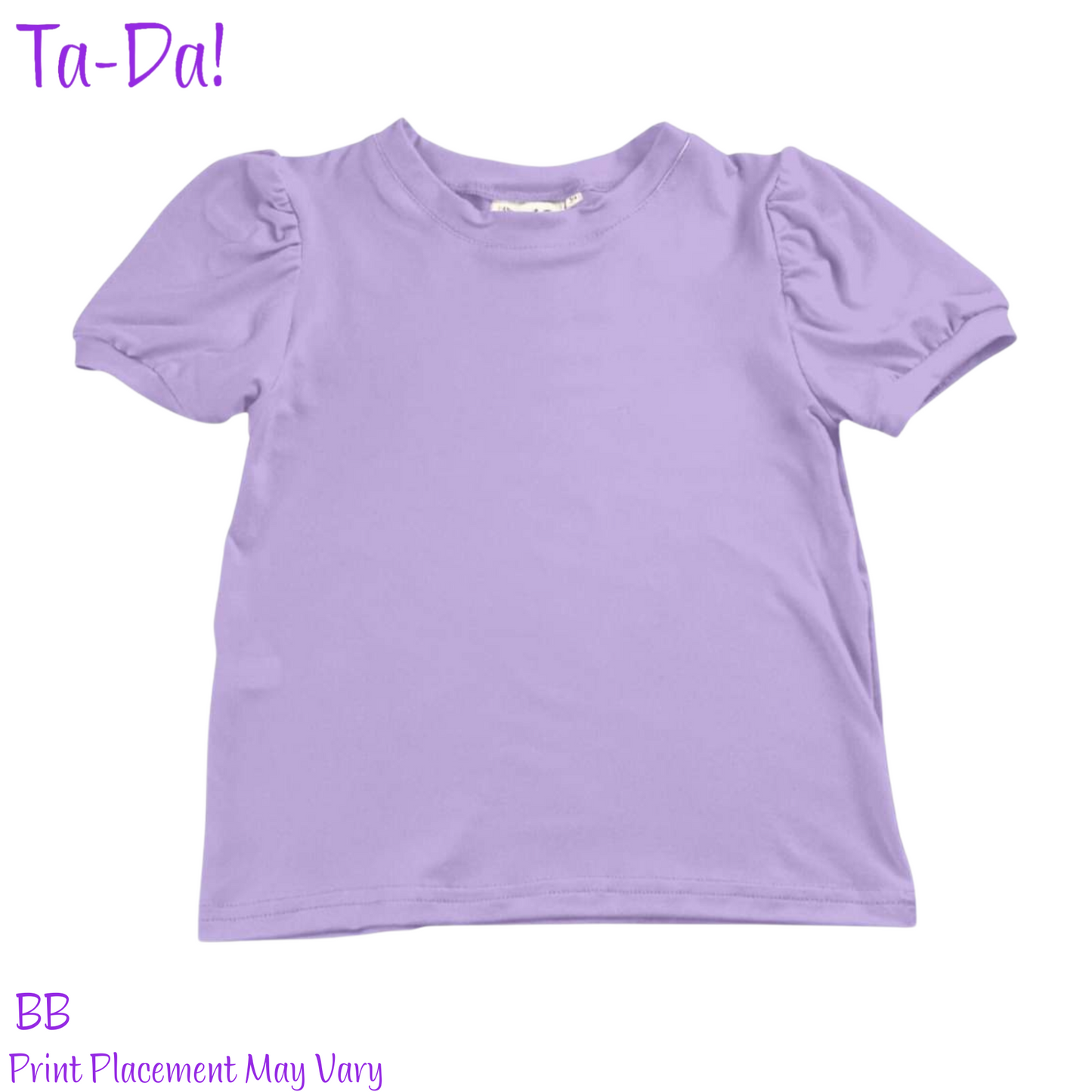 Sugar Plum - BB Puff Sleeve Tee (ETA: Mid-October)