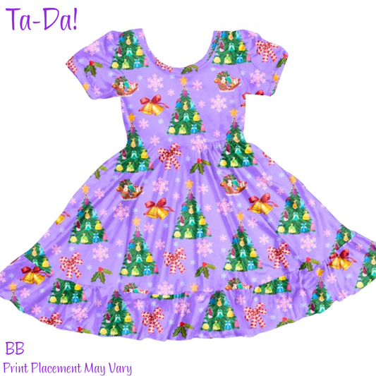 Holiday Princess - BB Puff Sleeve Twirl Dress (ETA: Mid-October)